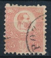 1871 Kőnyomat 5kr II. típus "POZ(SONY)"