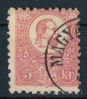 1871 Kőnyomat 5kr VIII. típus