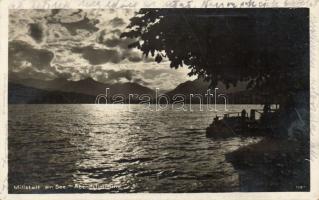 Millstatt am See in the evening photo