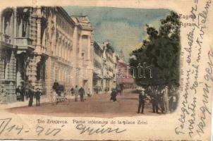 Zagreb Zrínyi square (cut)