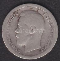 Oroszország 1897. 50k Ag T:3/3- ph