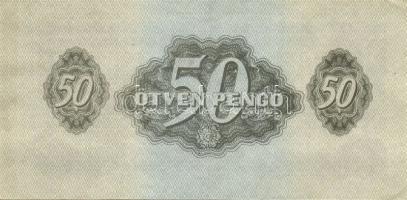 1944. 50P "V.H." (2x) egymásutáni sorszámmal T:I-