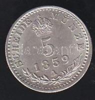 Ausztria 1859A 5Kr T:1/2+