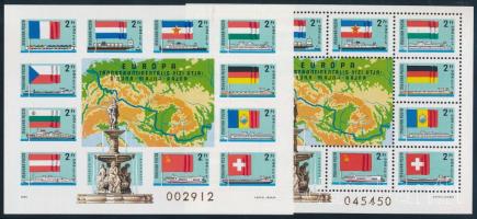 1977 Európa transzkontinentális vízi útja: A Duna-Majna-Rajna fogazott és vágott blokk