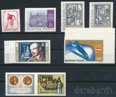 1964-1977 7 db vágott bélyeg