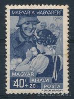 1939 Magyar a magyarért 40f az ismert tévnyomattal (10.000) (halvány rozsda / light stain)