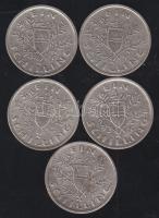 Ausztria 1925. 1Sch Ag (5x) T:2/3,3