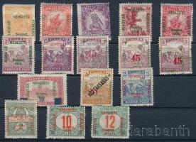 Szeged 1918 16 db bélyeg
