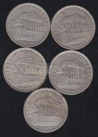 Ausztria 1925. 1Sch Ag (5x) T:2/3,3