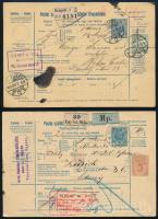 4 db teljes csomagszállító 1920 előttről