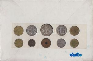 Thaiföld 1929-1982. 10klf forgalmi pénz díszes, dekoratív kereskedői szettben eredeti csomagolásban ...