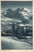 Kitzbühel church and ski lane (EK)
