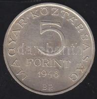 1948. 5Ft Ag "Petőfi" T:2