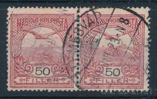 1908 Turul 50f pár I. + II.