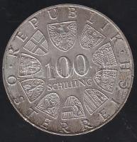 Ausztria 1976. 100Sch Ag "Burgtheater" T:2+