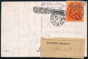 1938 Képeslap levélszekrényből, "SZEGED" - "BUDAPEST"