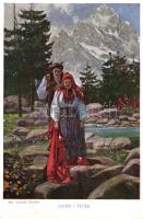 Jontek and Halka; Polish folklore s: Ludwik Stasiak