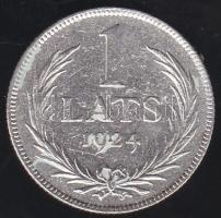 Lettország 1924. 1L Ag T:2-/2 Latvia 1924. 1 Lats ag C:VF/XF