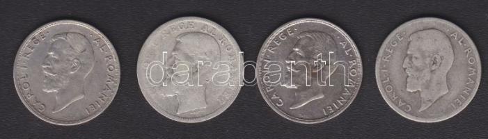 Románia 1894-1914 1L Ag (4x) T:2-/3+,3