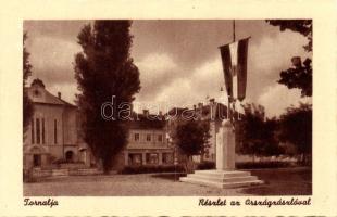 Tornalja with Hungarian national flag