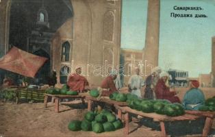Samarkand fruit market
