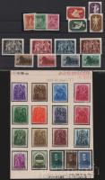 1938-1950 Kis összeállítás, 5 sor + 3 bélyeg