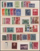 1930-1943 Kis összeállítás sorokkal is, berakó lapon