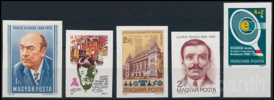 1974-1982 5 klf vágott bélyeg