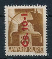 1946 Betűs Cs.10-I./80f fordított felülnyomással (40.000)