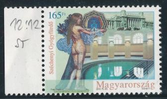 2013 Egészségturizmus 165Ft ívszéli, 12 : 12 fogazással, a szakirodalomban ismeretlen