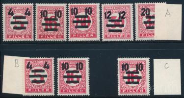 1931 Kisegítő portó A, B + C sor