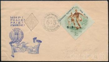 1953 Labdarúgó 6:3 FDC-n