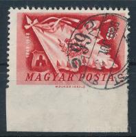 1948 Centenárium 8f alul fogazatlan bélyeg, rendes postaforgalomban használt!