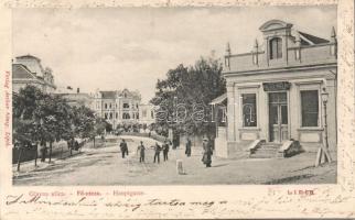 Lipik main street the restaurant of Miklós Halász