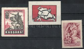 2 db irredenta + 1 háborús levélzáró