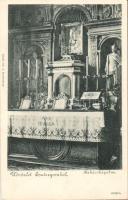 Esztergom Bakács kápolna oltár