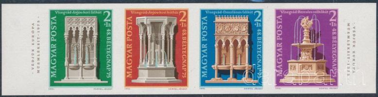 1975 Bélyegnap (48.) ívszéli vágott csík (22.000)