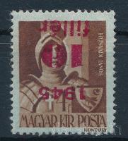 1945 Kisegítő 10f/4f fordított felülnyomással