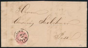 1867 Levél 5kr bérmentesítéssel \"KLAUSENBURG\" teljes tartalommal
