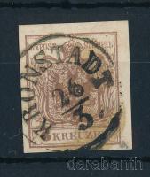 1850 6kr MP III karton papíron "KRONSTADT"