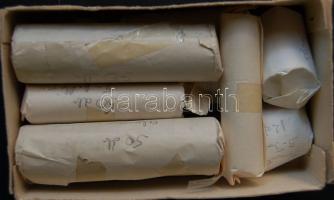 Több mint 350db 10 féle pengő, fillér és forint tétel rolnizva T:vegyes