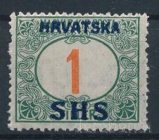SHS 1919 Pirosszámú zöldportó 1f Certificate: Velickovic