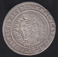 I. Lipót 1687 NB-PO. XV.Kr Ag Nagybányai veret (ÉH.1066/c) T:2-