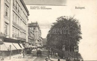 Budapest V. Erzsébet tér a Magyar Állami Kőszénbánya Rt épületével