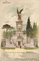 Budapest VIII. Kossuth mauzóleum Emb. litho (EK)