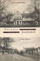 Zsámbok Beniczky Ádám kastélyával és a Kossuth utcával