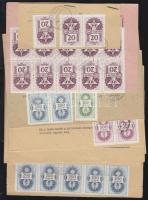 1965-1978 14 db válasz levelezőlap klf illetékbélyegekkel