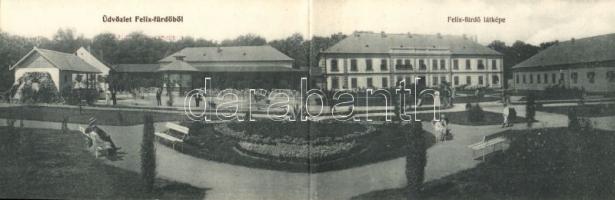 Félixfürdő panoramacard