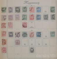 1874-1944 Tartalmas magyar gyűjtemény sok Krajcárossal, Turullal, későbbi jó kiadással pl. Árvíz, Hadi segély I, Búzakalász, Sport, Madonnák, Repülők, és blokkokkal pl. LEHE, Eucharisz