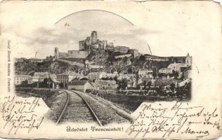 Trencsén with castle